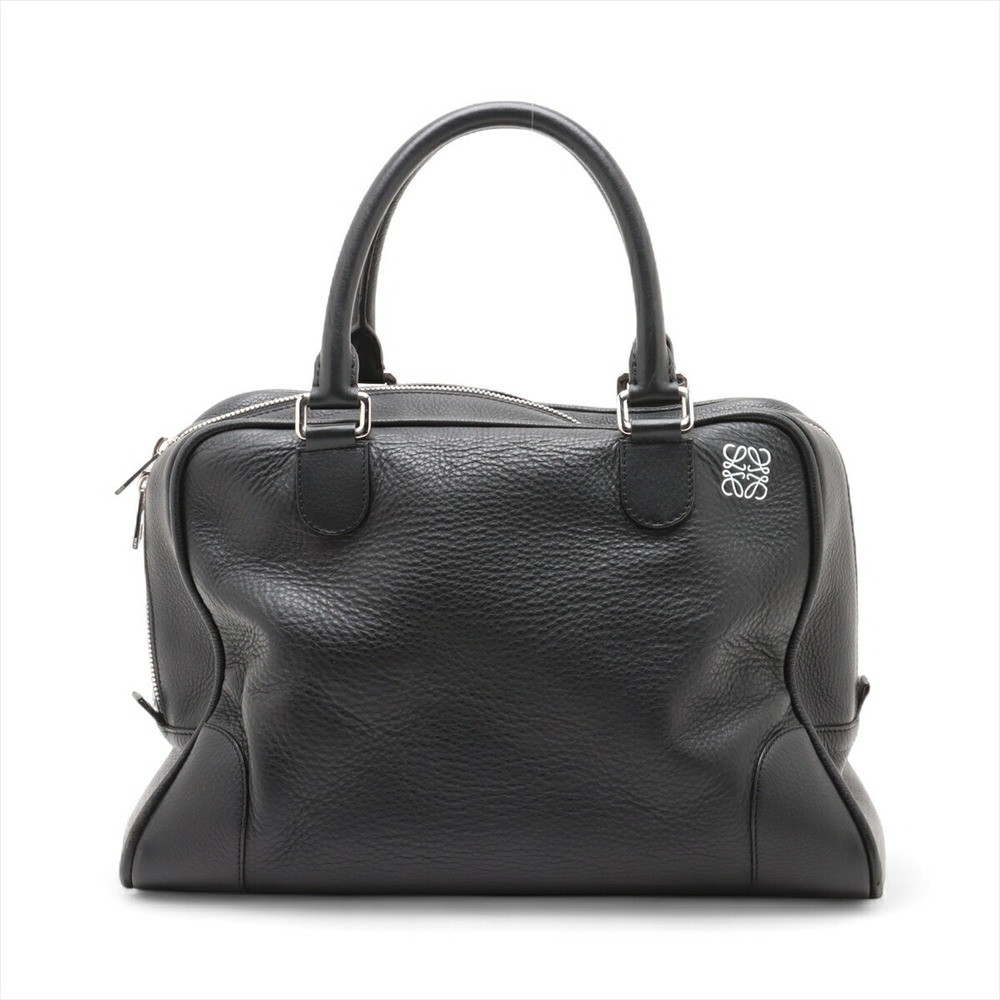 Loewe Amazona Leather Handbag Black